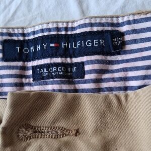 Tommy Hilfiger Khaki Tailored Fit Trousers